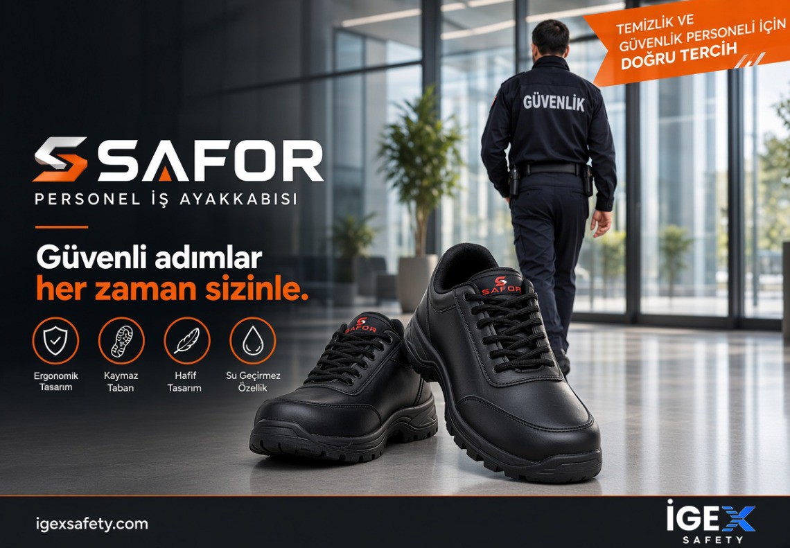 SAFOR Personel İş Ayakkabısı: Temizlik ve Güvenlik Ekipleri İçin Toplu Sipariş & Özel Üretim