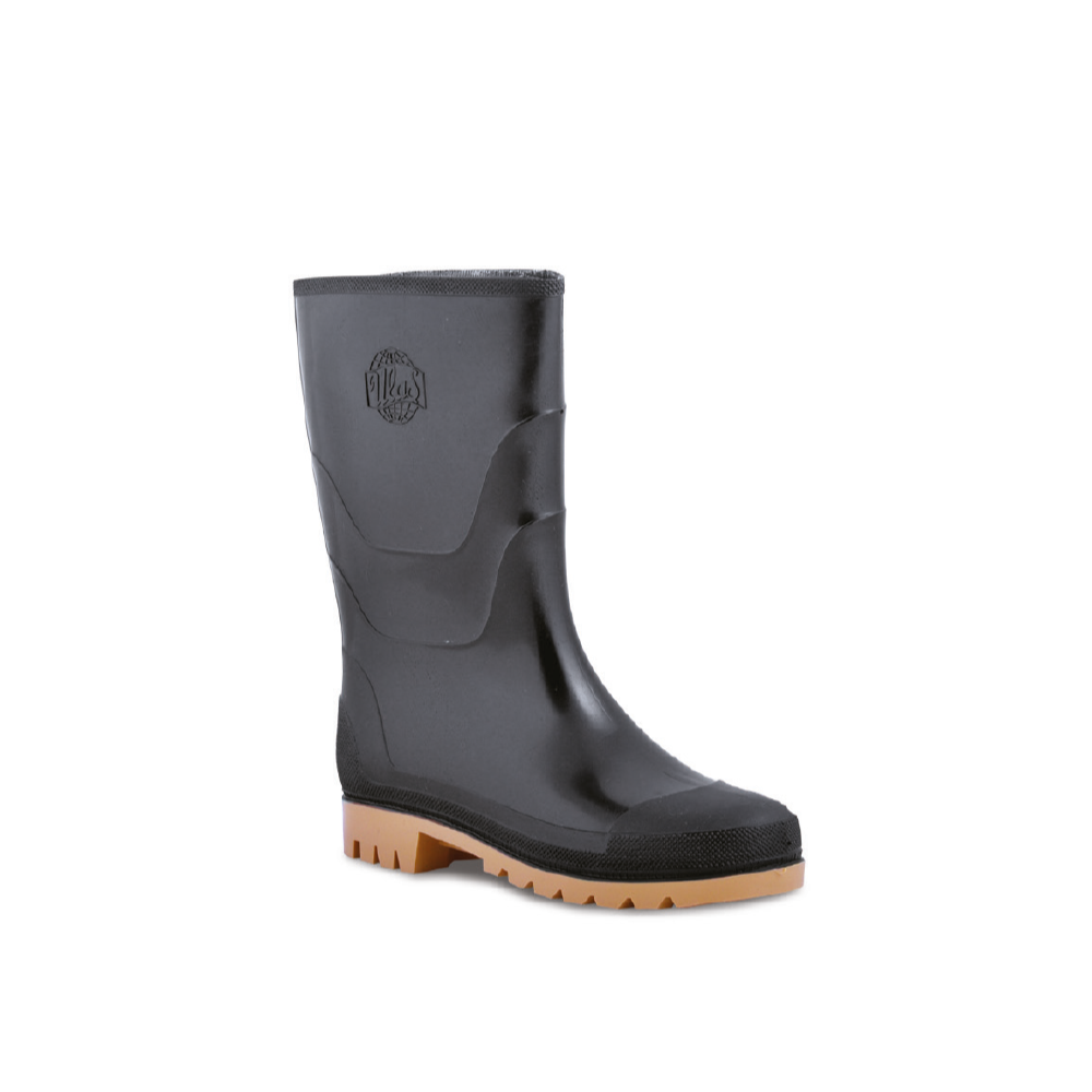 Ulaş 306-P Pvc Çizme Siyah Kısa