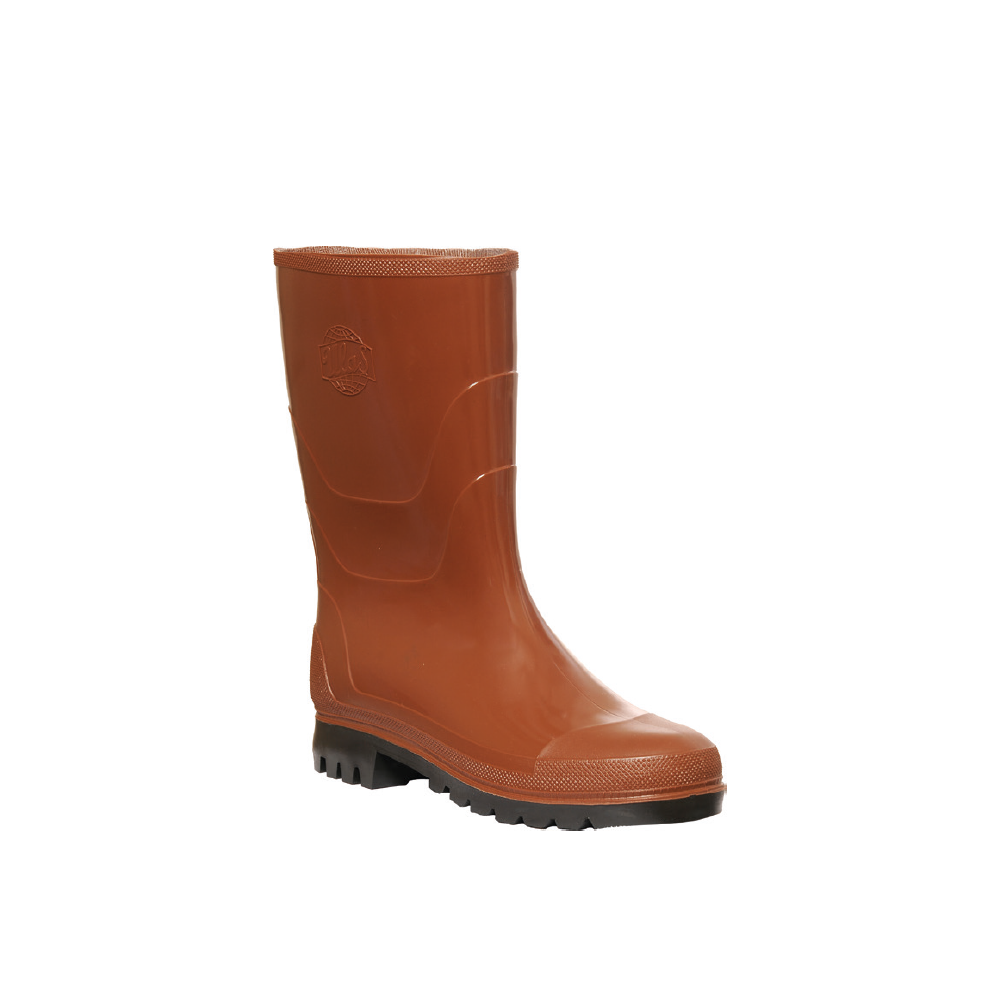 Ulaş 308-P Garson Pvc Çizme Kahve Kısa