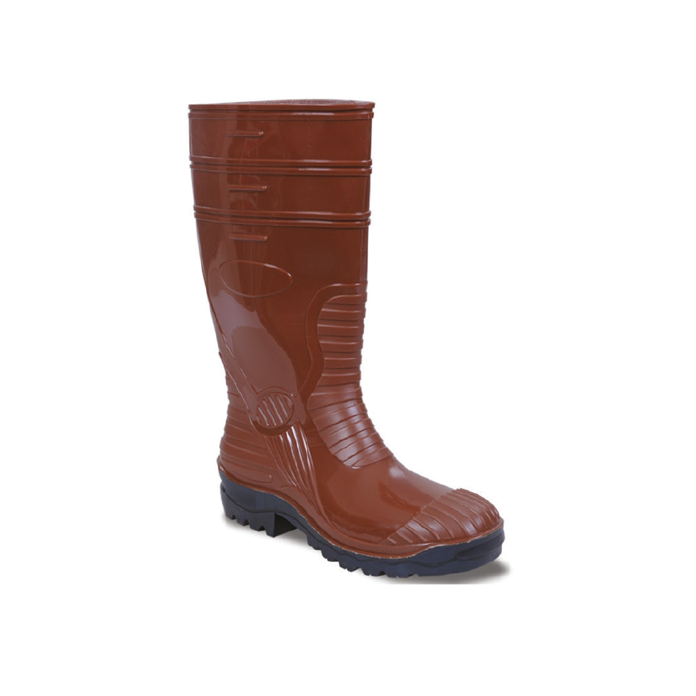 Ulaş 318-P Pvc Çizme Kahve Uzun